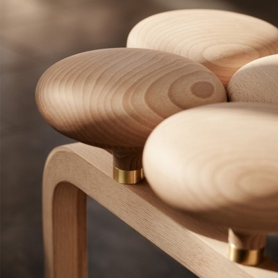 Fritz Hansen, Utzon Stool JU01 Fritz Hansen, Utzon Stool JU01