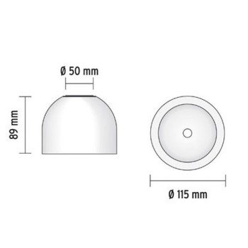Wan C/W lampada da parete soffitto Flos Wan C/W lampada da parete soffitto Flos