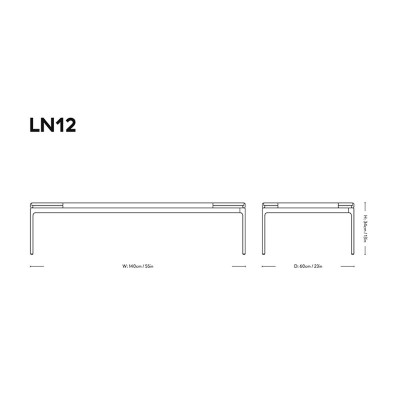 Tables basses Sett LN12 et LN13 de &tradition Tables basses Sett LN12 et LN13 de &tradition