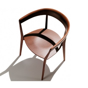 Sedia Carola con braccioli Andreu World
