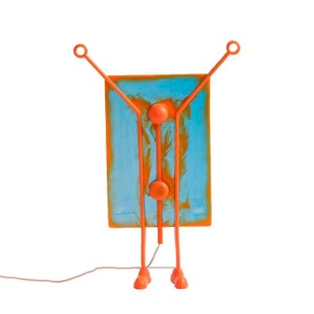 Salvatore Lamp Meritalia azul apagada Salvatore Lamp Meritalia azul apagada