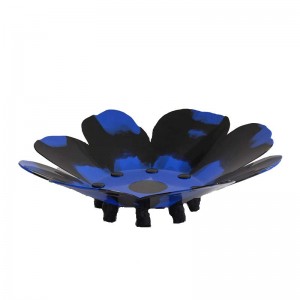 Papavero Vase Meritalia negro y azul