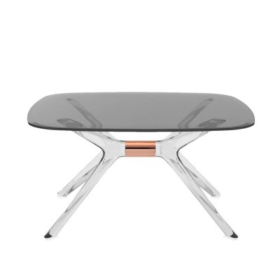 Mesa de Kartell quadrada Blast desenhada por Philippe Starck Mesa de Kartell quadrada Blast desenhada por Philippe Starck