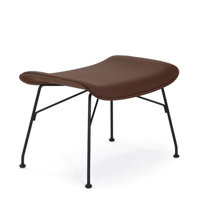 Reposapiés S/Wood tapizado con cuero de Philippe Starck Reposapiés S/Wood tapizado con cuero de Philippe Starck