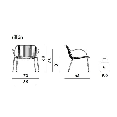 Poltrona Hiray da Kartell Poltrona Hiray da Kartell