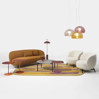 Sofá Lunam de Kartell - Tapicería Orsetto Sofá Lunam de Kartell - Tapicería Orsetto