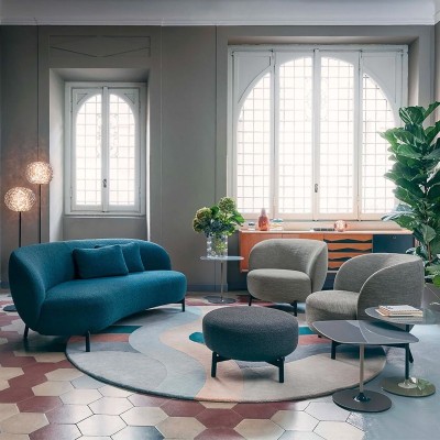 Sofá Lunam de Kartell - Tapicería Orsetto Sofá Lunam de Kartell - Tapicería Orsetto