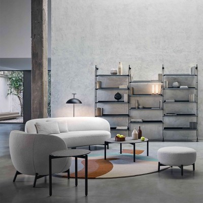 Canapé Lunam de Kartell - Revêtement Orsetto Canapé Lunam de Kartell - Revêtement Orsetto