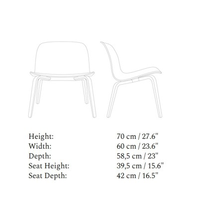Muuto Chaise longue Visu Muuto Chaise longue Visu