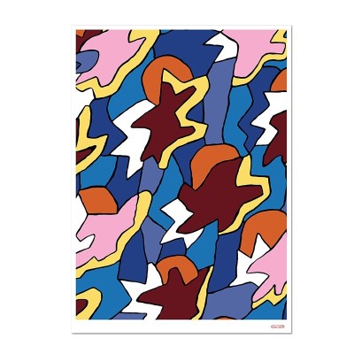 Póster Blue, Pink and Orange SOWDEN Póster Blue, Pink and Orange SOWDEN