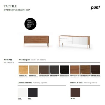 Tactile sideboard drawers Punt Mobles Tactile sideboard drawers Punt Mobles