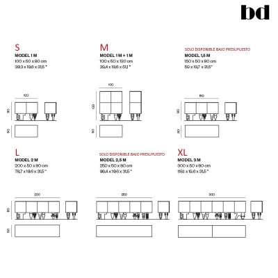 Showtime Credenza Multileg Cabinet di BD Barcelona Showtime Credenza Multileg Cabinet di BD Barcelona