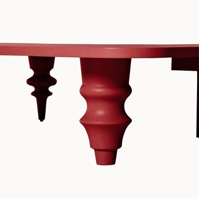 Multileg coffee table in matt lacquered finish by BD Barcelona Multileg coffee table in matt lacquered finish by BD Barcelona