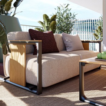 Detalle brazo sofá Tulum Vondom Detalle brazo sofá Tulum Vondom