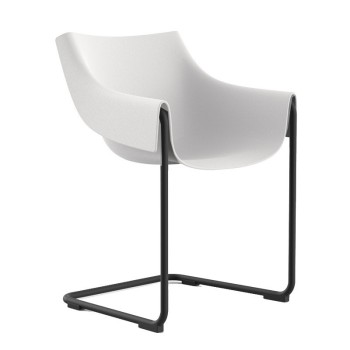 Silla Manta Cantilever de Vondom color Blanco Silla Manta Cantilever de Vondom color Blanco