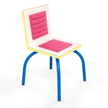 Silla Riviera Memphis Milano vista lateral Silla Riviera Memphis Milano vista lateral