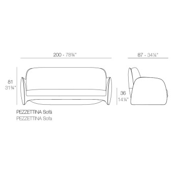 Sofá Pezzettina - Vondom