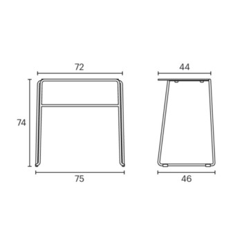 Enea Design - Mesa apilable Tema