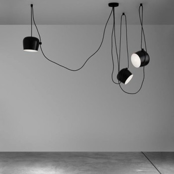 Design da lâmpada de suspensão AIM Flos Design da lâmpada de suspensão AIM Flos