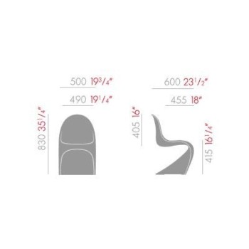Vitra silla Panton chair Vitra silla Panton chair