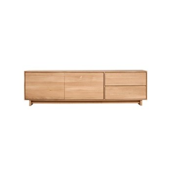 Mueble TV Wave dos puertas Roble - Ethnicraft Mueble TV Wave dos puertas Roble - Ethnicraft