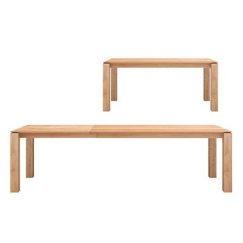 Mesa extensible Slice Roble - Etnicraft Mesa extensible Slice Roble - Etnicraft