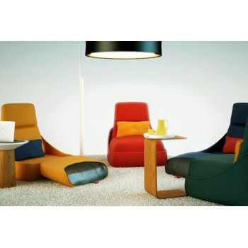 Hosu lounge armchair Coalesse