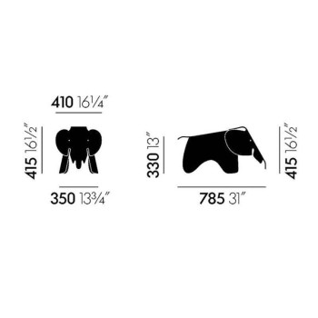 Eames Elephant Compensato Edizione Speciale - Vitra Eames Elephant Compensato Edizione Speciale - Vitra