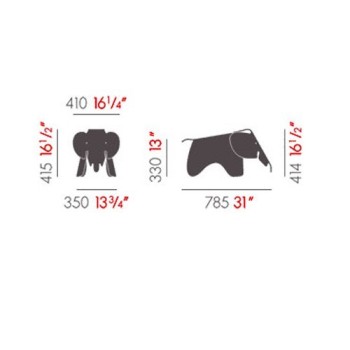 Eames Elephant de Vitra en Moises Showroom Eames Elephant de Vitra en Moises Showroom