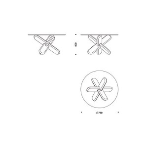 dimensiones Ding Table de Normann Copenhagen