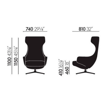 Vitra sillón Grand Repos