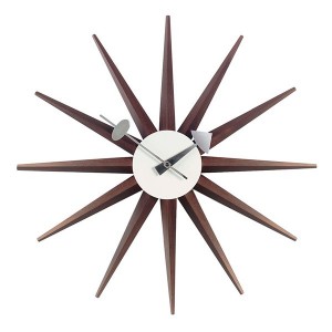 Reloj Sunburst Clock Nogal - Vitra