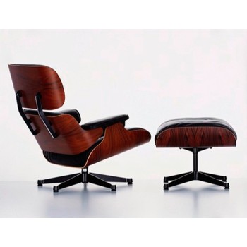 Chaise longue et Ottoman en palissandre Saints - Vitra Chaise longue et Ottoman en palissandre Saints - Vitra