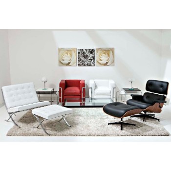 Poltrona e Pouf Palissandro Santi - Vitra Poltrona e Pouf Palissandro Santi - Vitra