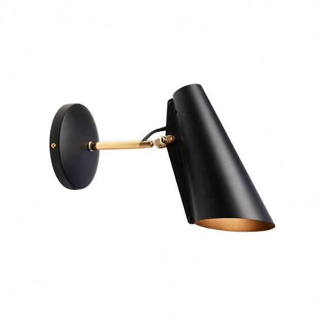 comprar Lámpara Birdy de pared brazo corto color negro de Northern Lighting. Disponible en Moisés showroom