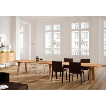 comedor con Mesa rectangular Mitis en roble de Punto Mobles comedor con Mesa rectangular Mitis en roble de Punto Mobles